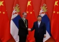 Serbian President Aleksandar Vucic meets Chinese President Xi Jinping in Beijing - Tingshu Wang, Pool Photo via AP