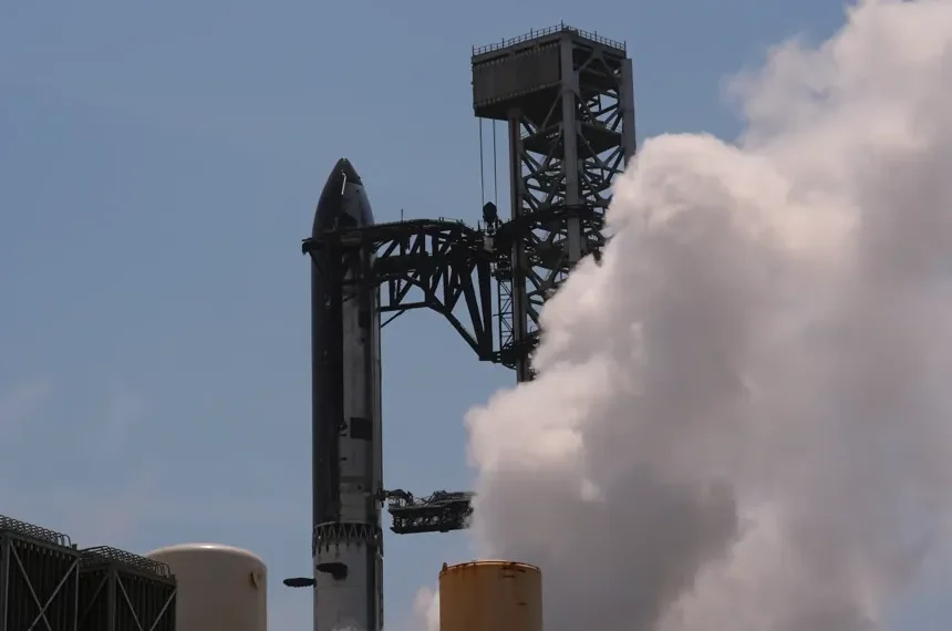 SpaceX rocket launch tied to potential historic public stock offering - AP Photo/Eric Gay