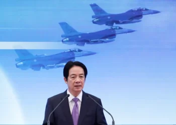 Taiwan President Lai Ching-te speaking about U.S. defense cooperation - AP Photo/Chiang Ying-ying