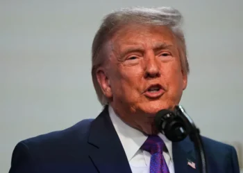 Donald Trump speaks amid escalating tensions involving Iran and Gulf allies - AP Photo/Julia Demaree Nikhinson