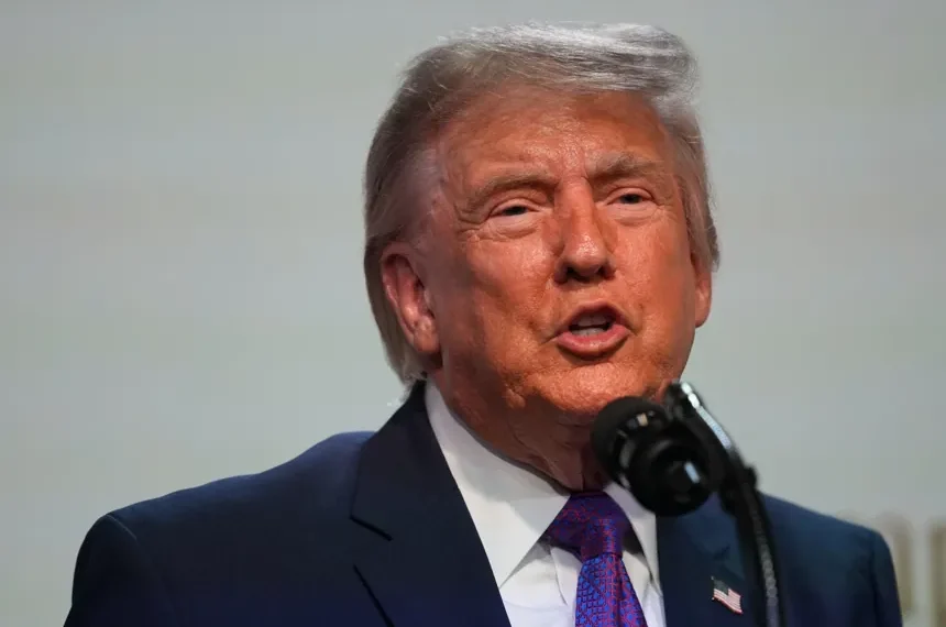 Donald Trump speaks amid escalating tensions involving Iran and Gulf allies - AP Photo/Julia Demaree Nikhinson