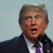 Donald Trump during announcement tied to IRS settlement dispute - AP Photo/Julia Demaree Nikhinson