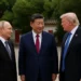 Donald Trump and Vladimir Putin during separate diplomatic visits to China - Alexander Kazakov, Sputnik, Kremlin/(Evan Vucci/Pool Photo via AP, File