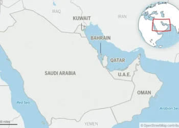 Smoke rising near the Barakah nuclear power plant in the UAE after a drone strike - AP Photo