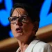 GCHQ director Anne Keast-Butler speaks about AI and cyber threats - Jacod King/PA via AP