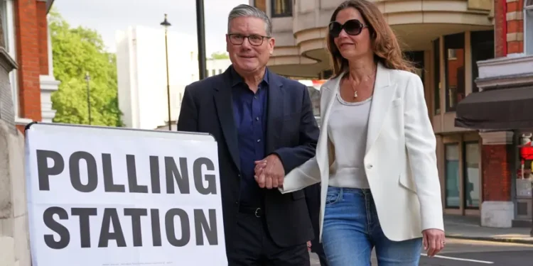 British voters participate in local elections testing Labour government support - AP Photo/Kirsty Wigglesworth