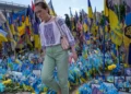 Families of missing Ukrainian soldiers protest in Kyiv - AP Photo/Efrem Lukatsky