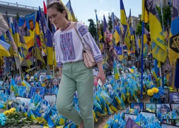 Families of missing Ukrainian soldiers protest in Kyiv - AP Photo/Efrem Lukatsky