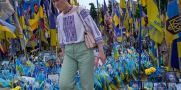 Families of missing Ukrainian soldiers protest in Kyiv - AP Photo/Efrem Lukatsky