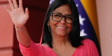 Venezuela interim leader Delcy Rodríguez attends official event in Caracas - AP Photo/Ariana Cubillos, File
