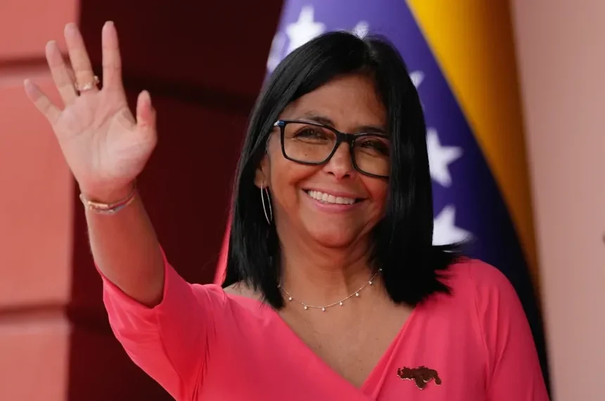 Venezuela interim leader Delcy Rodríguez attends official event in Caracas - AP Photo/Ariana Cubillos, File