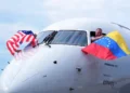 First US Venezuela direct flight arrives in Caracas airport - AP Photo/Rebecca Blackwell