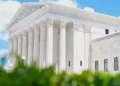 The US Supreme Court building during the Virginia redistricting case ruling - AP Photo/Mariam Zuhaib
