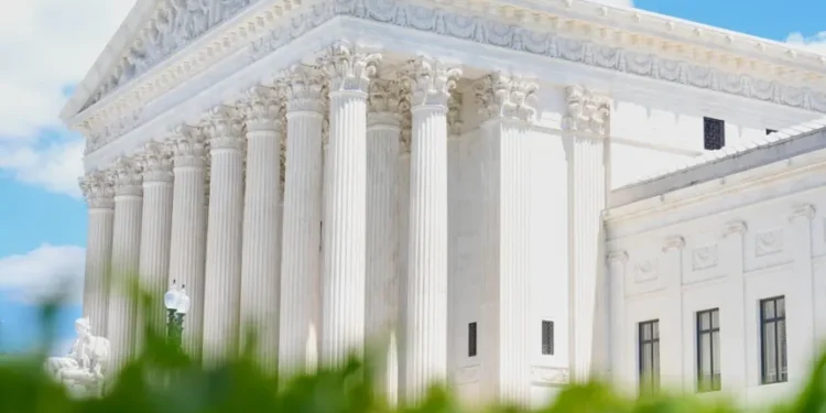 The US Supreme Court building during the Virginia redistricting case ruling - AP Photo/Mariam Zuhaib