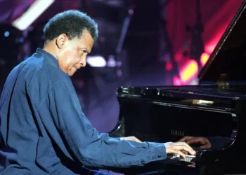 South African jazz pianist Abdullah Ibrahim performing on stage - AP Photo/Martin Meissner, File