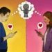 Person using AI chatbot while chatting on a dating application - AP Illustration / Peter Hamlin