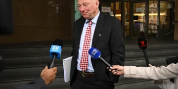 Court proceedings involving Australian woman accused of Islamic State links - James Ross/AAP via AP