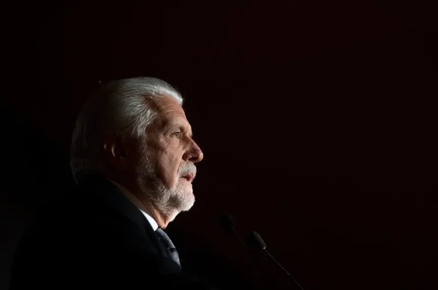 Brazilian federal police investigate senior senator linked to bank scandal - AP Photo/Felipe Dana, File