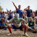 Cape Verde players celebrate historic World Cup debut against Spain - AP Photo/Queila Fernandez