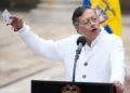 Election officials oversee vote counting in Colombia presidential election - AP Photo/Matias Delacroix