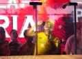 Abelardo de la Espriella addresses supporters after election victory - AP Photo/Fernando Vergara