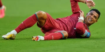 Colombia and Portugal compete during Group K World Cup match in Miami Gardens - AP Photo/Rebecca Blackwell