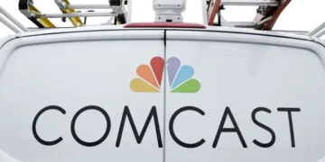Comcast headquarters as company announces NBCUniversal and Sky spinoff. - AP Photo/Gene J. Puskar, File