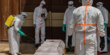 Health workers respond to Ebola outbreak in eastern Congo - AP Photo/Moses Sawasawa