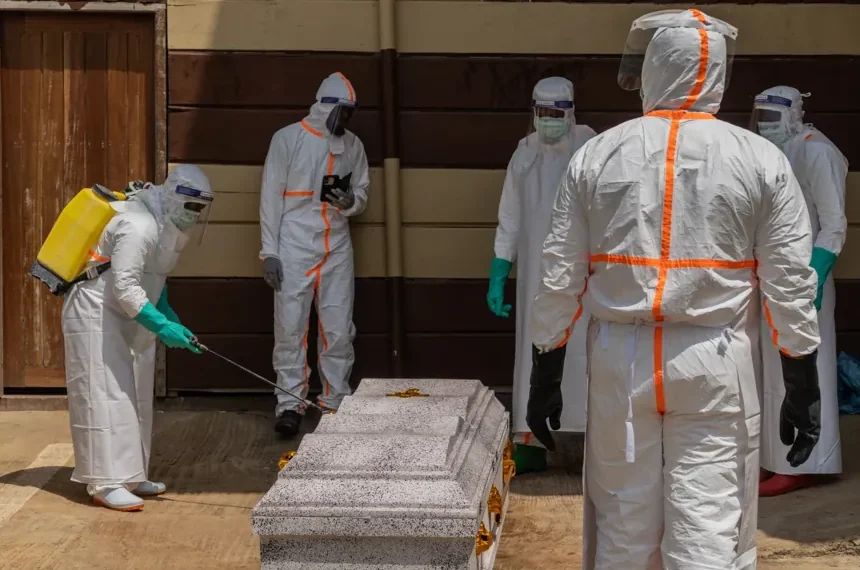Health workers respond to Ebola outbreak in eastern Congo - AP Photo/Moses Sawasawa