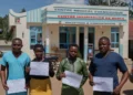 Recovered healthcare workers during Ebola response efforts in Congo - AP Photo/Moses Sawasawa