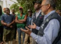 WHO chief visits Ebola treatment center in eastern Congo - AP Photo/Moses Sawasawa