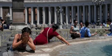 Extreme heat grips Europe as temperatures reach record-breaking levels. - AP Photo/Alessandra Tarantino