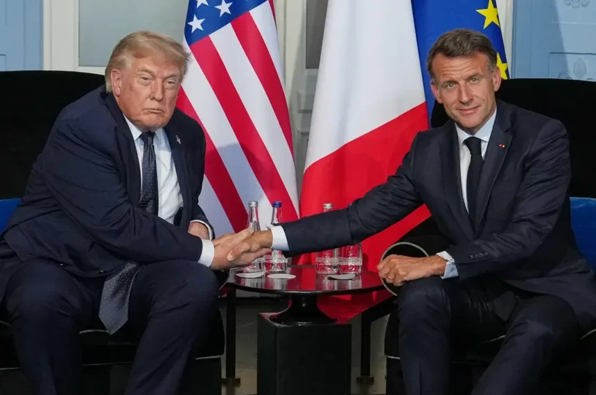 Donald Trump meets G7 leaders in France summit talks - AP Photo/Julia Demaree Nikhinson