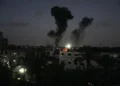 Smoke rises after reported Israeli strikes across the Gaza Strip - AP Photo/Abdel Kareem Hana
