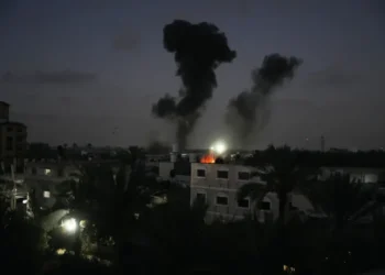 Smoke rises after reported Israeli strikes across the Gaza Strip - AP Photo/Abdel Kareem Hana
