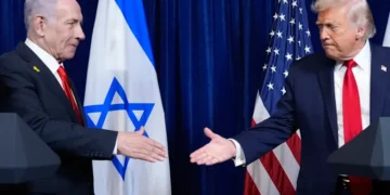 Trump and Netanyahu amid tensions over Middle East conflict - AP Photo/Alex Brandon, File
