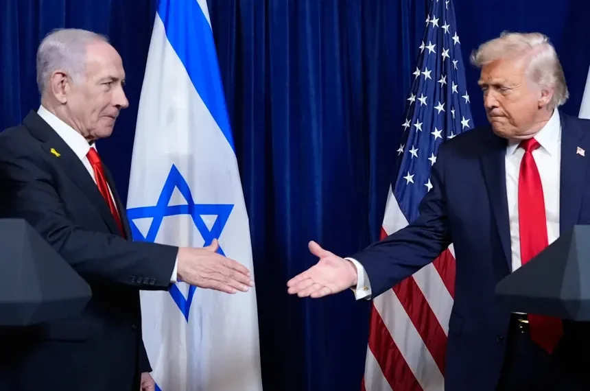 Trump and Netanyahu amid tensions over Middle East conflict - AP Photo/Alex Brandon, File