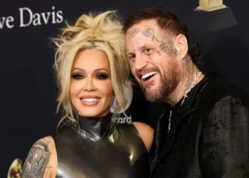 Jelly Roll and Bunnie XO during a public appearance - Mario Anzuoni/Reuters