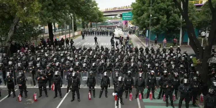 Security preparations underway near Mexico City World Cup venues - AP Photo/Eduardo Verdugo