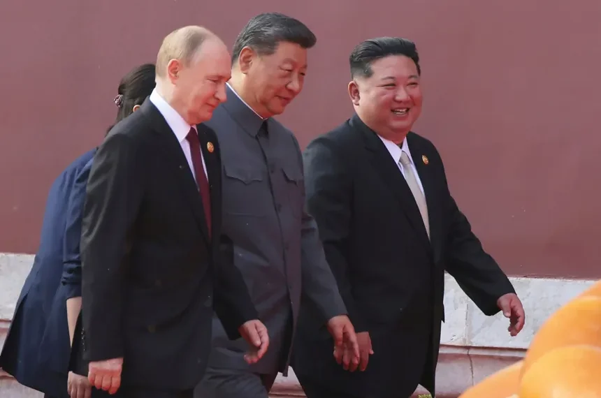 Xi Jinping arrives in North Korea for summit talks - Korean Central News Agency/Korea News Service via AP, File