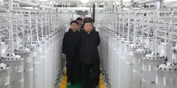 Kim Jong Un visits newly revealed nuclear fuel facility - Korean Central News Agency/Korea News Services via AP