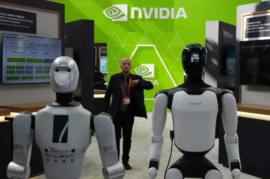 Nvidia and Huawei compete in China's artificial intelligence chip market. - AP Photo/Ng Han Guan