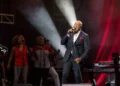 Peabo Bryson performing during a live music appearance - Robb D. Cohen/Invision/AP/File