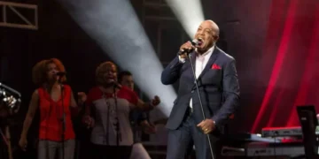 Peabo Bryson performing during a live music appearance - Robb D. Cohen/Invision/AP/File