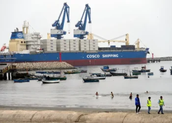 Cargo inspection scanners installed at Peru's Chancay Port - AP Photo/Silvia Izquierdo, file