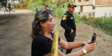 Police respond to crime scene ahead of Peru election - AP Photo/Rodrigo Abd