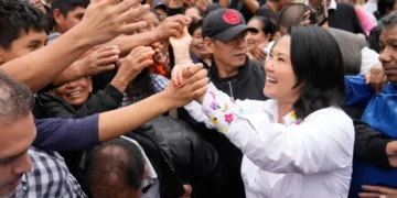 Voters cast ballots during Peru presidential runoff election - AP Photo/Martin Mejia