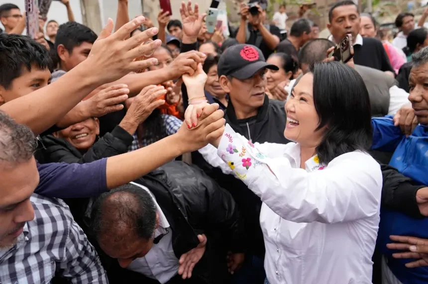 Voters cast ballots during Peru presidential runoff election - AP Photo/Martin Mejia