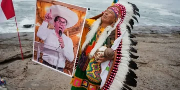 Peruvian shamans perform blessing ritual before presidential runoff election - AP Photo/Martin Mejia