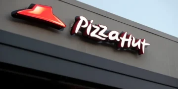 Pizza Hut restaurant exterior following Yum Brands sale announcement - AP Photo/Gerald Herbert, File